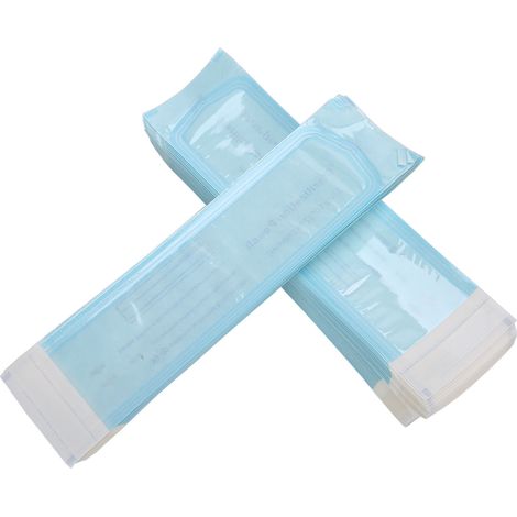 200 sachets auto-adhésifs jetables pour rangement d'outils dentaires (70 x 260mm) - Boîte de rangement pratique (1/5)