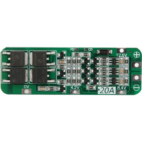 3S 20A 12.6V Cell Li ion Lithium Battery 18650 PCB Protection Board Auto Recovery