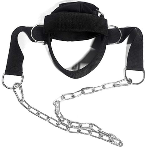 KLVGTIFS PU - Appareil de musculation avancé pour la tête et le cou - Renforcement des épaules avec poids - Casque et casquette - Casquette (noire) (1 pièce) - Parfait