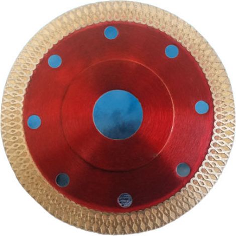 Disque diamanté 4.5 pouces lame scie bord maille résistant usure humide sec coupe céramique carrelage roue (1/5)