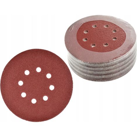 Carta abrasiva per dischi da 125 mm P150, dischi a 8 fori (50/2000) (1/2)