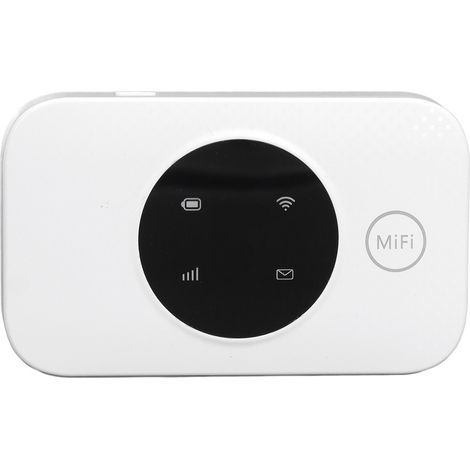 Routeur WiFi portable 4G 300 Mbps, point d'accès WiFi mobile, batterie 3000 mAh, jusqu'à 10 utilisateurs, routeur de poche pour les voyages et le camping. (1/5)