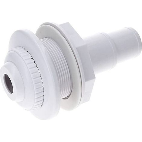 Bouche D'impulsion pour piscines Démontables,Buse D'impulsion pour Piscine Démontable avec Joint et Adaptateur pour Drainage Piscine 1 1/2" (1/4)