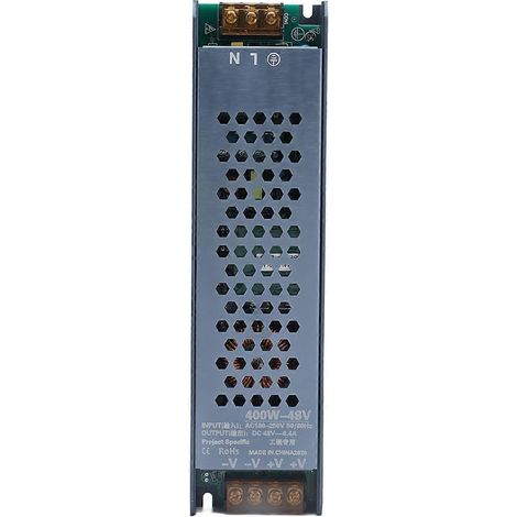 Alimentation à découpage pour LED, transformateur magnétique, noir, bande longue, 48 V CA, 180–250 V (1/4)