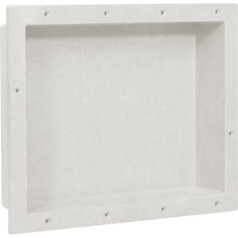 151393 vidaXL Shower Niche Matt White 41x51x10 cm (1/5)