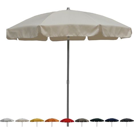 Garten-Sonnenschirm für Terrasse, Pool und Strand Borgo - Beige