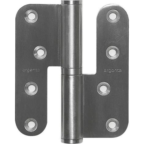 Verstellbares Scharnier Argenta Edelstahl 100 x 86 mm