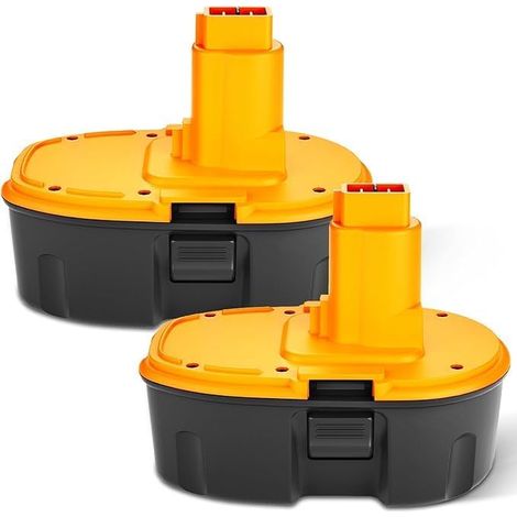 2X 18V 3.6Ah NI-MH Batterie de Rechange Outil Batterie pour Dewalt DC9096 DE9039 DE9095 DE9096 DE9098 DE9503 DW9095 DW9096 DW9098 (1/5)