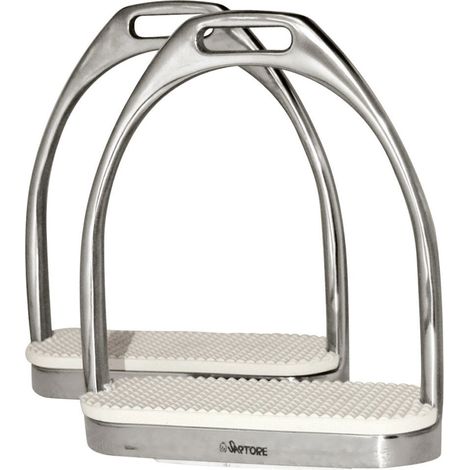 Staffe Sartore in acciaio inox 120 mm