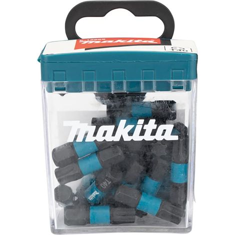 MAKITA E-12669 IMPACT BLACK T40-25 LOT DE 25 TIGES EN C (1/4)