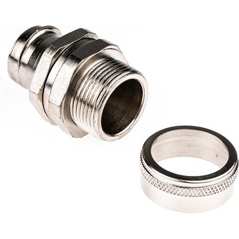 Raccord de gaine Adaptaflex M25, taille 25mm en Laiton, IP54 ( Prix pour Paquet de 10 )
