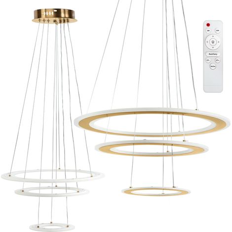PENDELLEUCHTE TOOLIGHT LED G041-3CP BRUSH GOLD