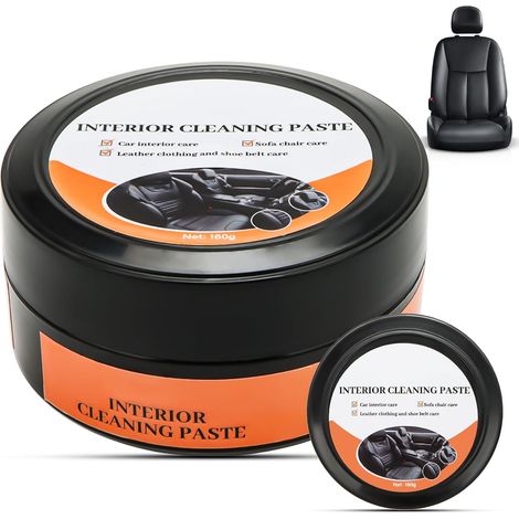 Crème d'entretien pour Le Cuir des Voitures, Crème Réparatrice, Pâte d'entretien Multifonctionnelle pour L'Intérieur des Voitures, Nettoie et Nourrit Les Surfaces en Cuir (1/5)