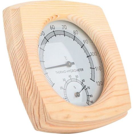 Thermomètre de sauna, thermo-hygromètre Holz, thermomètre, hygromètre