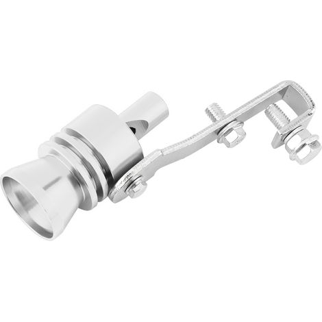 Sifflet turbo universel pour pot d'échappement de voiture, quad, SUV, accessoires auto (argenté) (1/4)