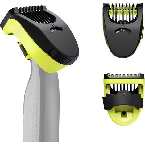 14-in-1 Adjustable Comb Compatible with QP2520, QP2530, QP2620, and QP2630 Shavers. Blades, 14 Cutting Lengths Between 0.4 and 10 mm. Combs.