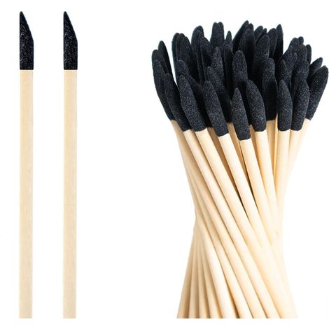 50er-Pack Schleifstäbe – Feinschleifstäbe für Plastikmodelle und enge Holzflächen, 280er-Körnung, 5,4 × 0,2 Zoll