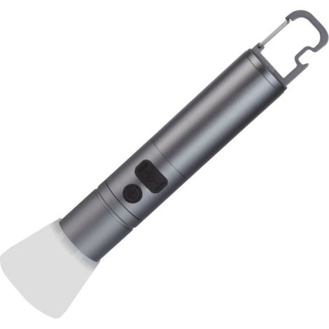 Torcia LED ricaricabile USB-C da 15 W e 2000 mAh - Zoom, Power Bank e SOS