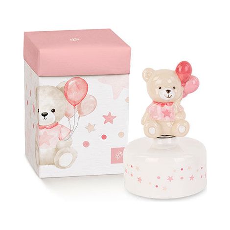 Cupido&Co. Carillon Orsetto con Palloncini Rosa H 125 Cm con Scatola