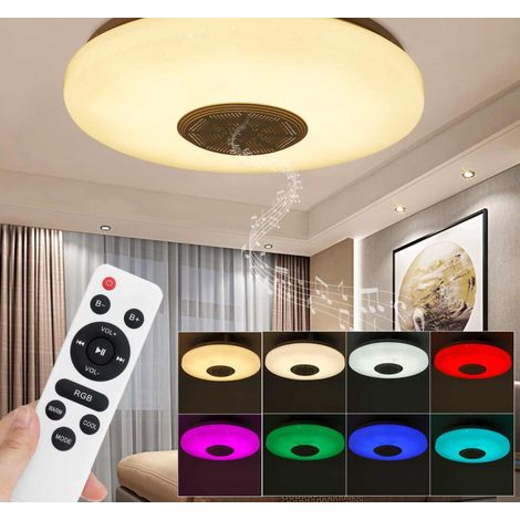 Intelligente LED-Deckenleuchte mit Bluetooth-Lautsprecher – Steuerung per App