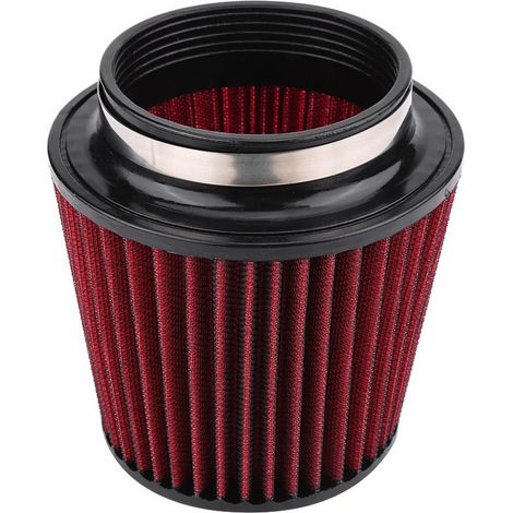1 Filtre à air, Cône rond, Haut débit, 73mm-100mm, Modification universelle voiture (1/5)
