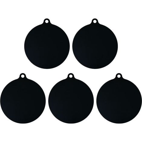 5 Pack Electric Induction Hob Protector Mat Anti-slip Mat , Black (1/5)