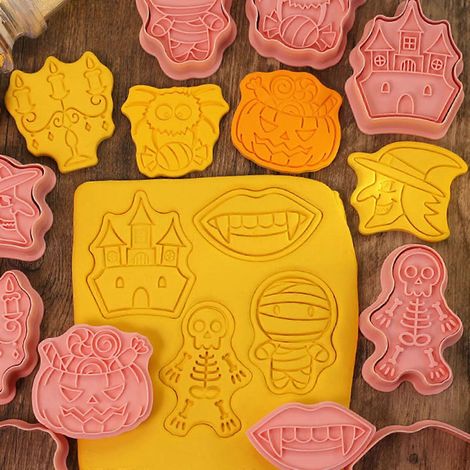 Moule à gâteau 3D à motif dessin animé, articles de pâtisserie, thème Halloween, pour la maison (1/4)