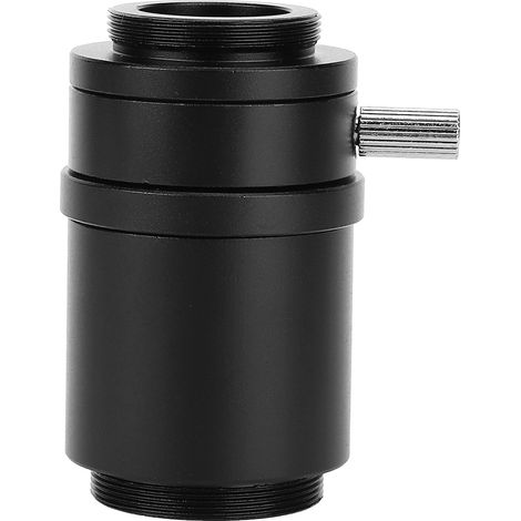 Aluminum Alloy Stereo Microscope Mount Lens Camera Adapter CTV Interface (25mm) (1/5)