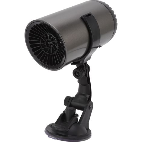 Chauffage de voiture avec désembuage et dégivreur de pare-brise, purificateur d'air et support à ventouse 12 V