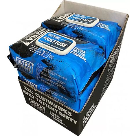 6 Pack Uniwipe Ultra Grime Ultragrime Industrial Multi-Purpose Cleaning Wipes X100 Wipes (600 Wipes)