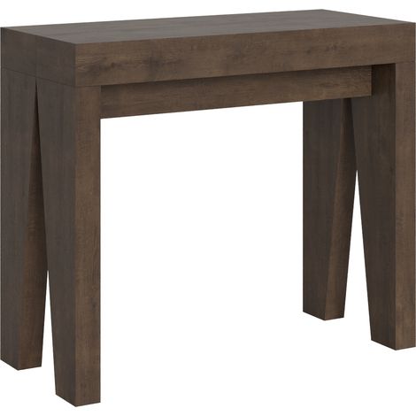 Consolle allungabile - NAXY - Dimensioni: 90x40/300 - Colore: Noce (1/5)