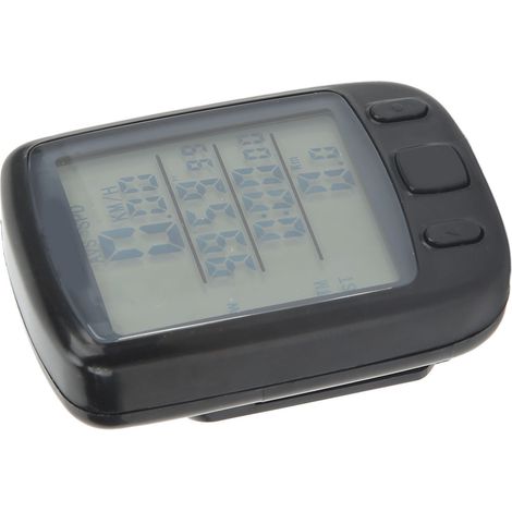 563A Compteur Vélo Filaire Anglais Lumineux Étanche Indicateur de Vitesse Cyclisme Temps Réel Suivi Distance (1/5)