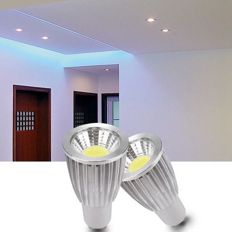 Spot LED GU10 - Aluminium - 7 W - 3000 à 6500 K - AC 110-265 V - Pour Éclairage Intérieur Maison Hôtel Restaurant - 1 Pièce (1/5)