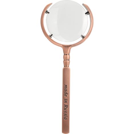 Loupe portable X8 avec lentille bronze de 60mm pour lecture et observation détaillée (1/5)