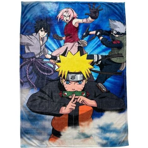 Plaid - NARUTO SHIPPUDEN - Team 7 - 130 x 180 cm (1/5)
