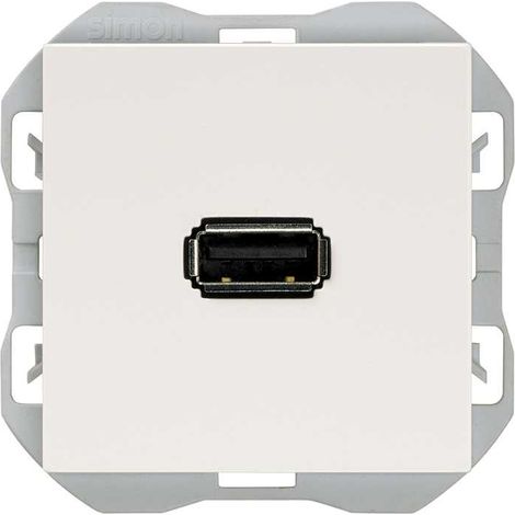 SIMON 270  Conector USB datos tipo A blanco 20000090-090