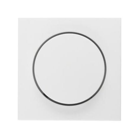 Berker 11378989 Zentralstück mit Regulierknopf für Drehdimmer S.1/B.3/B.7 polarweiß, glänzend (1/5)