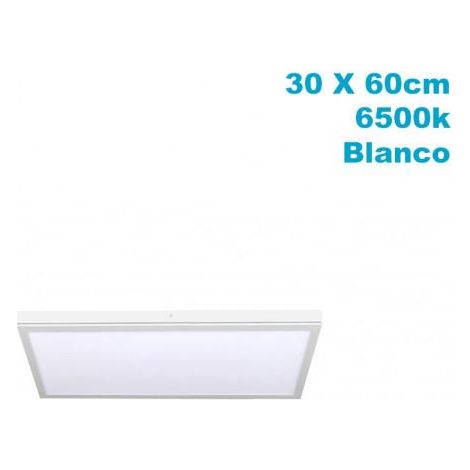 LED-Flächenleuchte Tivoli Oberfläche 36W 6500K Weiß 30x60cm