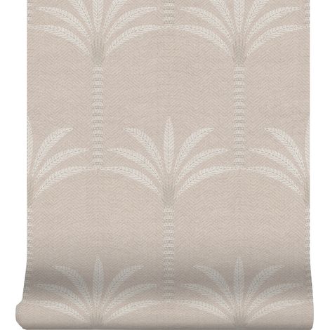 Superfresco Easy Vliestapete Palme Taupe 10mx52cm (1/5)