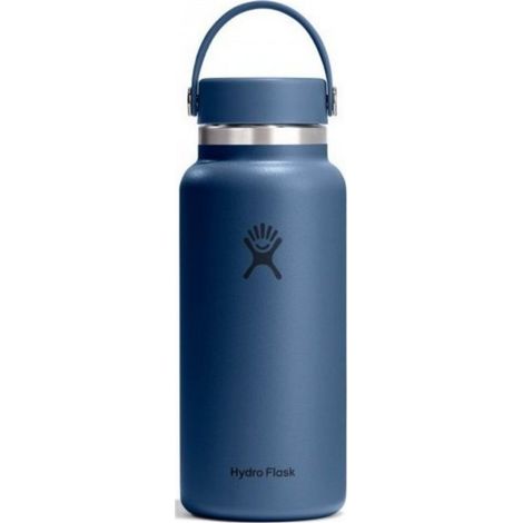 Botella térmica Hydro Flask 727416 de boca ancha con tapón Flex, azul marino, 32 oz (1/2)