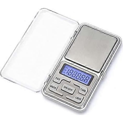 Balance numérique de poche, écran rétroéclairé LED, précision 0,01-500 g, idéale pour la cuisine, les bijoux, les médicaments, le thé, la levure, le café, l'or, l'argent, les herbes et autres produits (1/5)