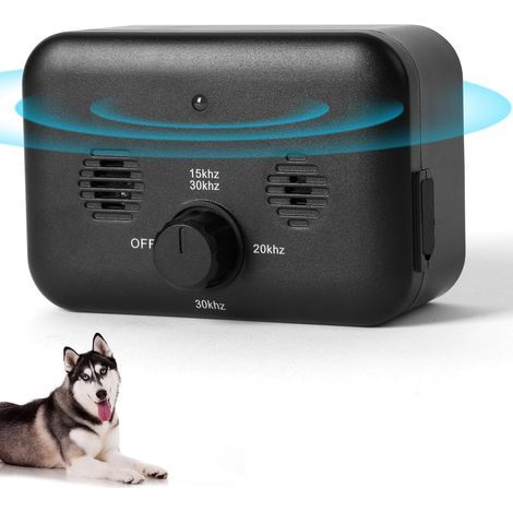 Anti Aboiement pour Chien,Anti Aboiement Chien Ultrason,3 Réglable Fréquence Ultrasons Dispositifs Anti-aboiements,10m Rechargeable Dispositif Dissuasion,Étanche IPX4 pour Petit et Grands Chiens (1/5)