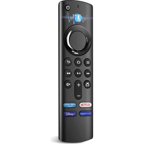 Telecomando sostitutivo vocale di terza generazione, telecomando sostitutivo AMZ-F-ire TV Stick con funzione vocale, adatto per Smart TV Stick di seconda e terza generazione, 4K e Lite