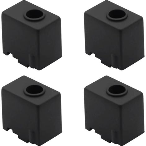4 pezzi di calzini in silicone per stampante 3D Kobra 2/Kobra 2 Neo/Kobra 2 Pro/Kobra 2 Plus/Kobra 2 Max, copertura in silicone nero resistente alle alte temperature, accessori per stampante 3D, prote