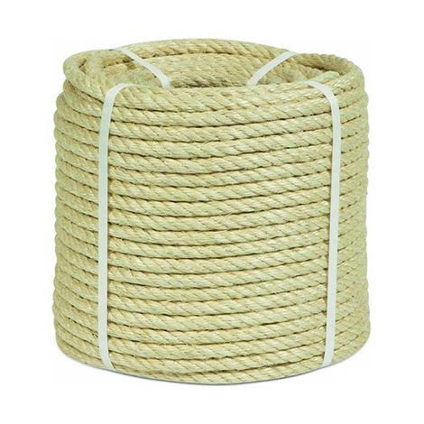 Cuerda Cableada Sisal 4c 14mm 100m. (1/2)