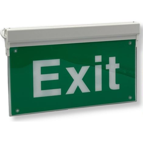 Trade Shop - Notfall-Blackout-Not-LED-Lampensignalausgang geschrieben IP23-Licht 6500K LT-45338 - (1/5)