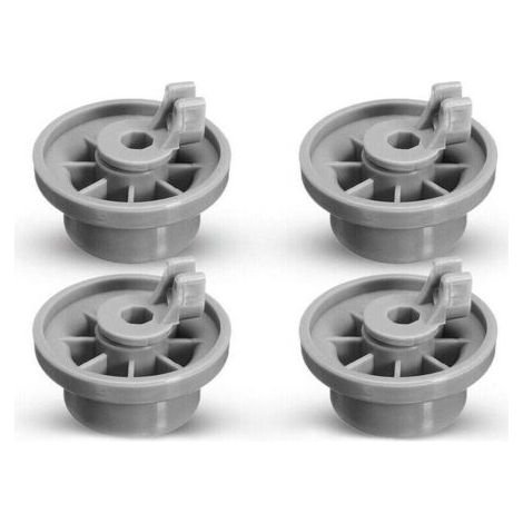 Lot de 4 Roulettes de Lave-vaisselle pour Panier Inférieur, roulettes panier lave-vaisselle,Roues de Lave-vaisselle pour Siemens, Bosch 165314
