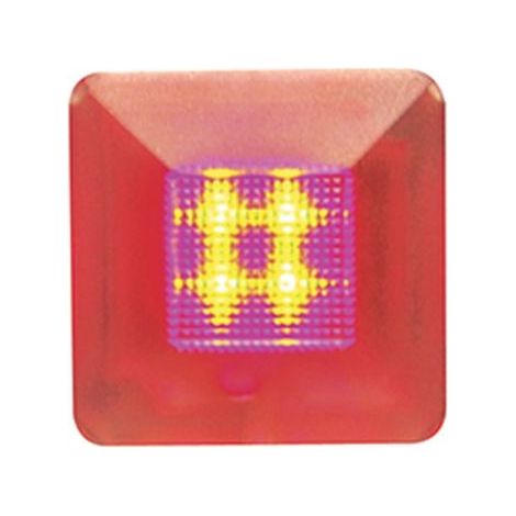 Unitek Super LED Ripetitore ottico spia Rossa IP67 12/24Vcc - UTKRO504NRL