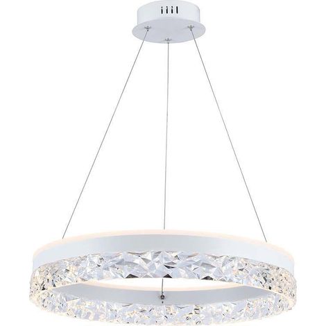 Suspension LED anneau cristal 3000K blanc Ø50 V-TAC (1/5)