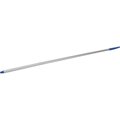 Lot de 5 perches de piscine faciles à connecter et à ranger, réglables, robustes et durables, pour le nettoyage de la piscine (bleu). (1/5)